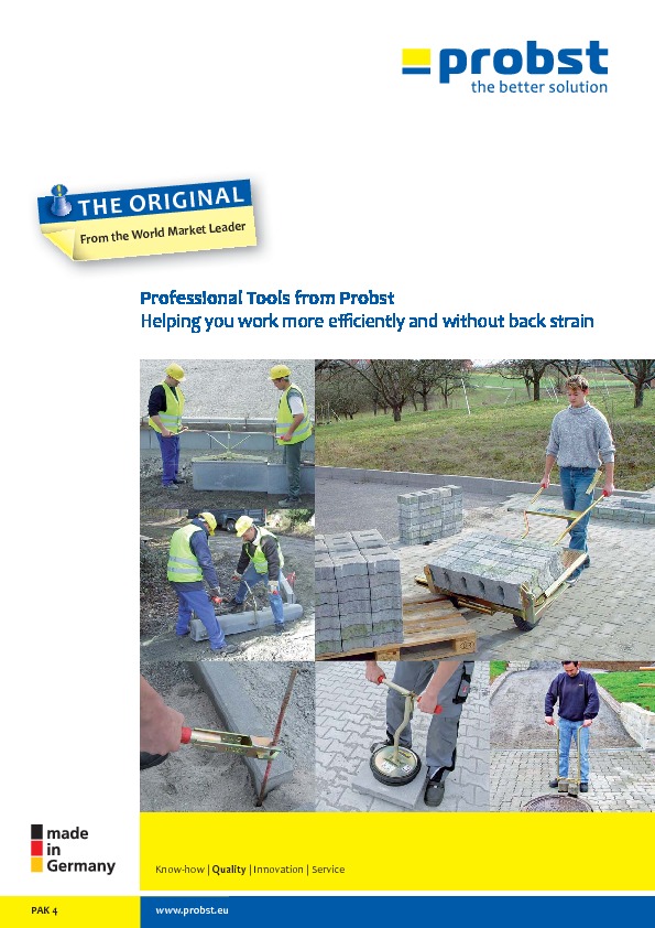 Professional tools from Probst